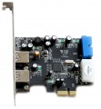 Контроллер ST-Lab, PCI-E x1, U-780, 2 ext (USB3.0) + 2 int   (USB3.0)